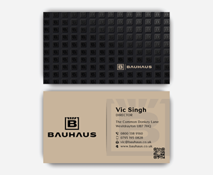 Visitenkarten-Design von DesignerShahadat für UK Bauhaus | Design: #36738603