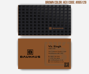 Business Card Design by DesignerShahadat for UK Bauhaus | Design: #36738625