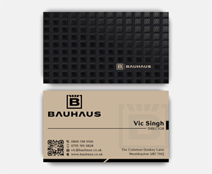 Business Card Design by DesignerShahadat for UK Bauhaus | Design: #36738755