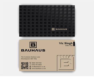 Business Card Design by DesignerShahadat for UK Bauhaus | Design: #36738765