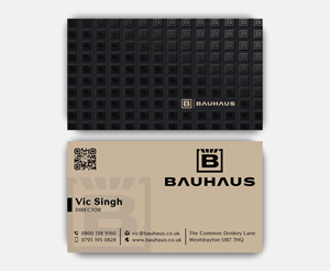 Business Card Design by DesignerShahadat for UK Bauhaus | Design: #36741688