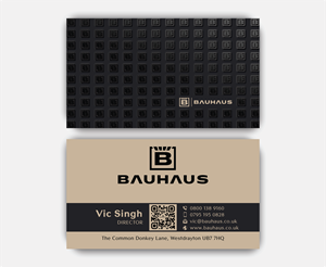 Business Card Design by DesignerShahadat for UK Bauhaus | Design: #36741940