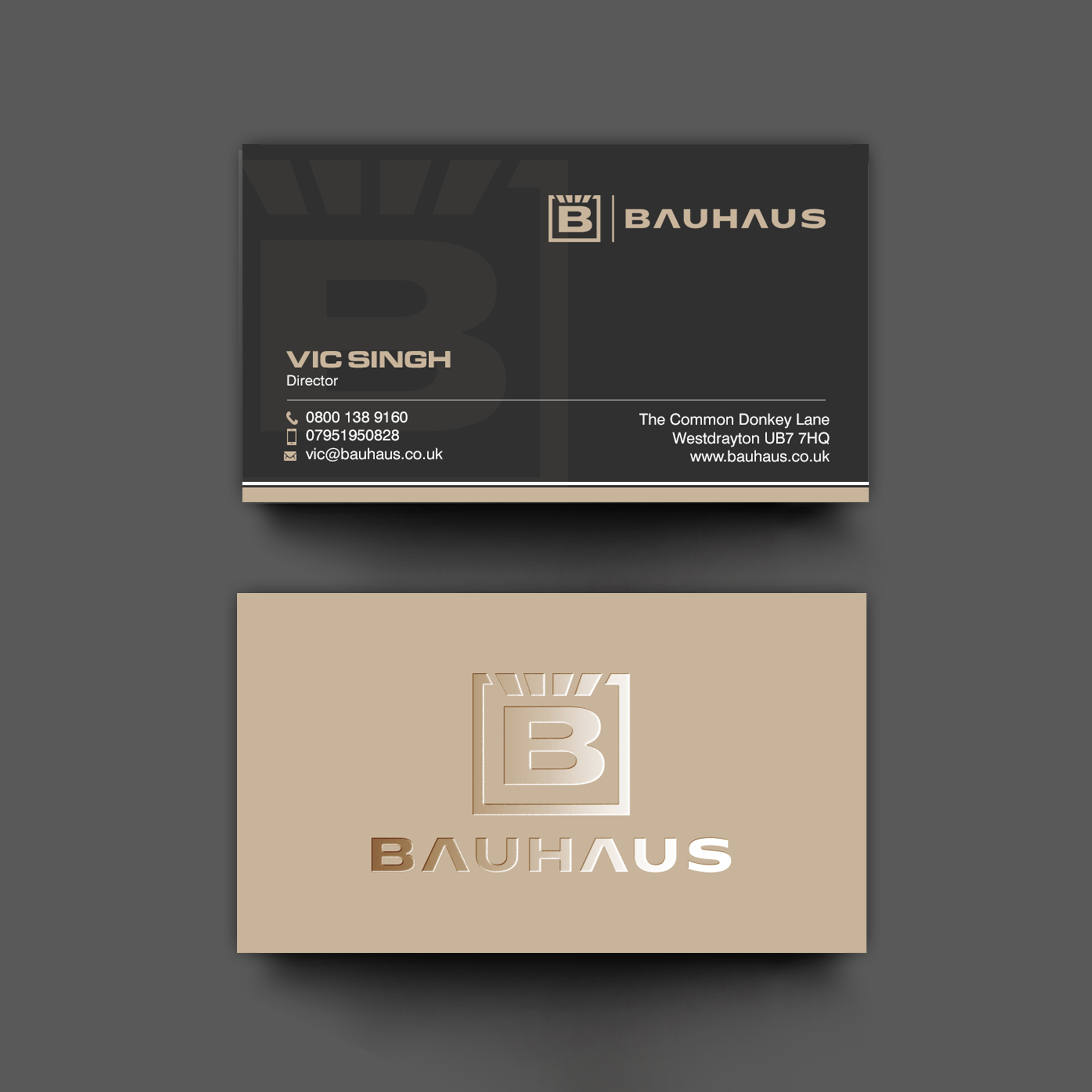 Visitenkarten-Design von chandrayaan.creative für UK Bauhaus | Design #36740921