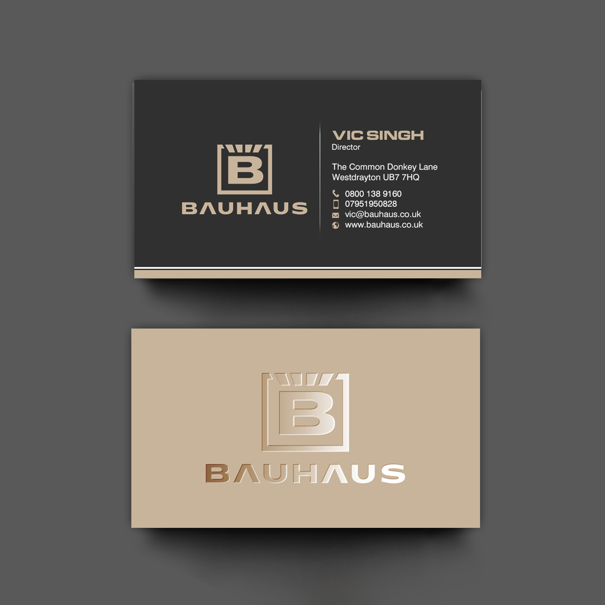 Visitenkarten-Design von chandrayaan.creative für UK Bauhaus | Design #36740922