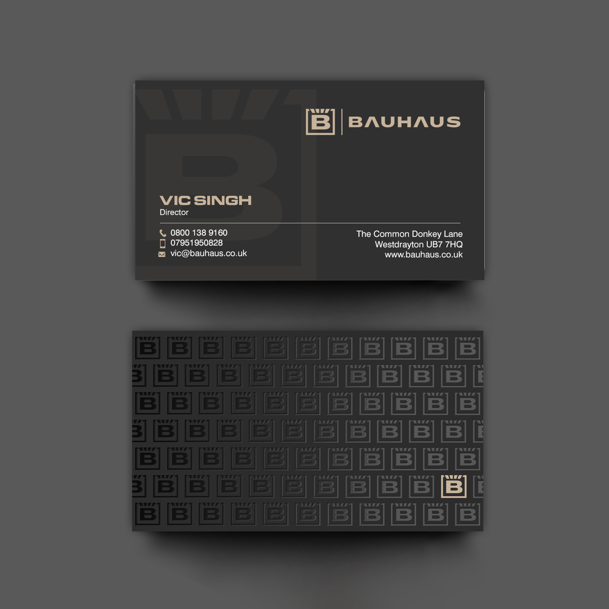 Visitenkarten-Design von chandrayaan.creative für UK Bauhaus | Design #36740924