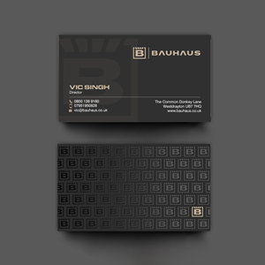 Visitenkarten-Design von chandrayaan.creative für UK Bauhaus | Design: #36740924