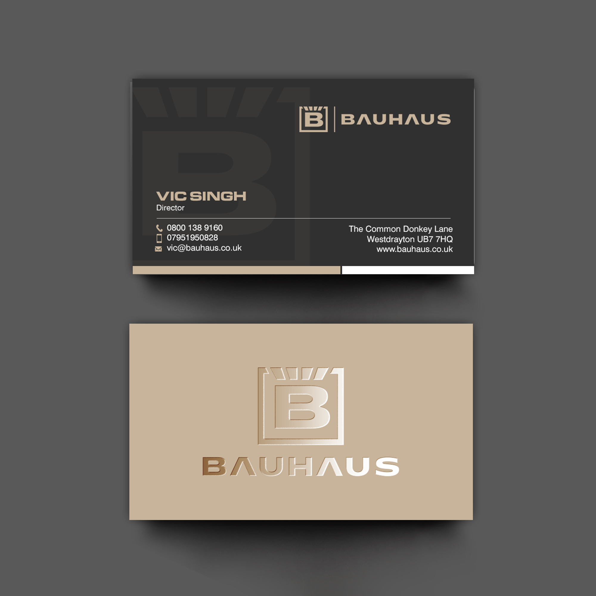 Visitenkarten-Design von chandrayaan.creative für UK Bauhaus | Design #36740925