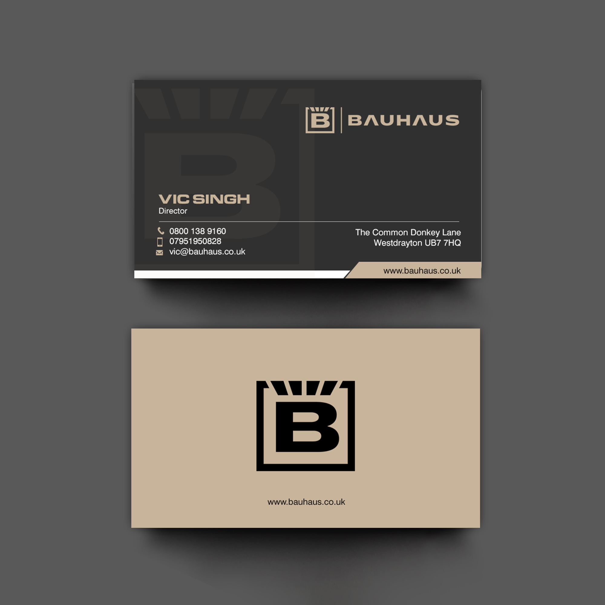 Visitenkarten-Design von chandrayaan.creative für UK Bauhaus | Design #36740932