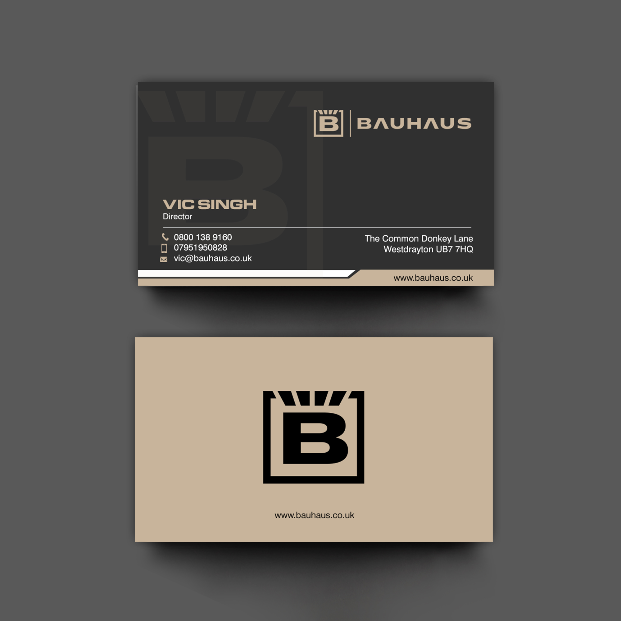 Visitenkarten-Design von chandrayaan.creative für UK Bauhaus | Design #36740934