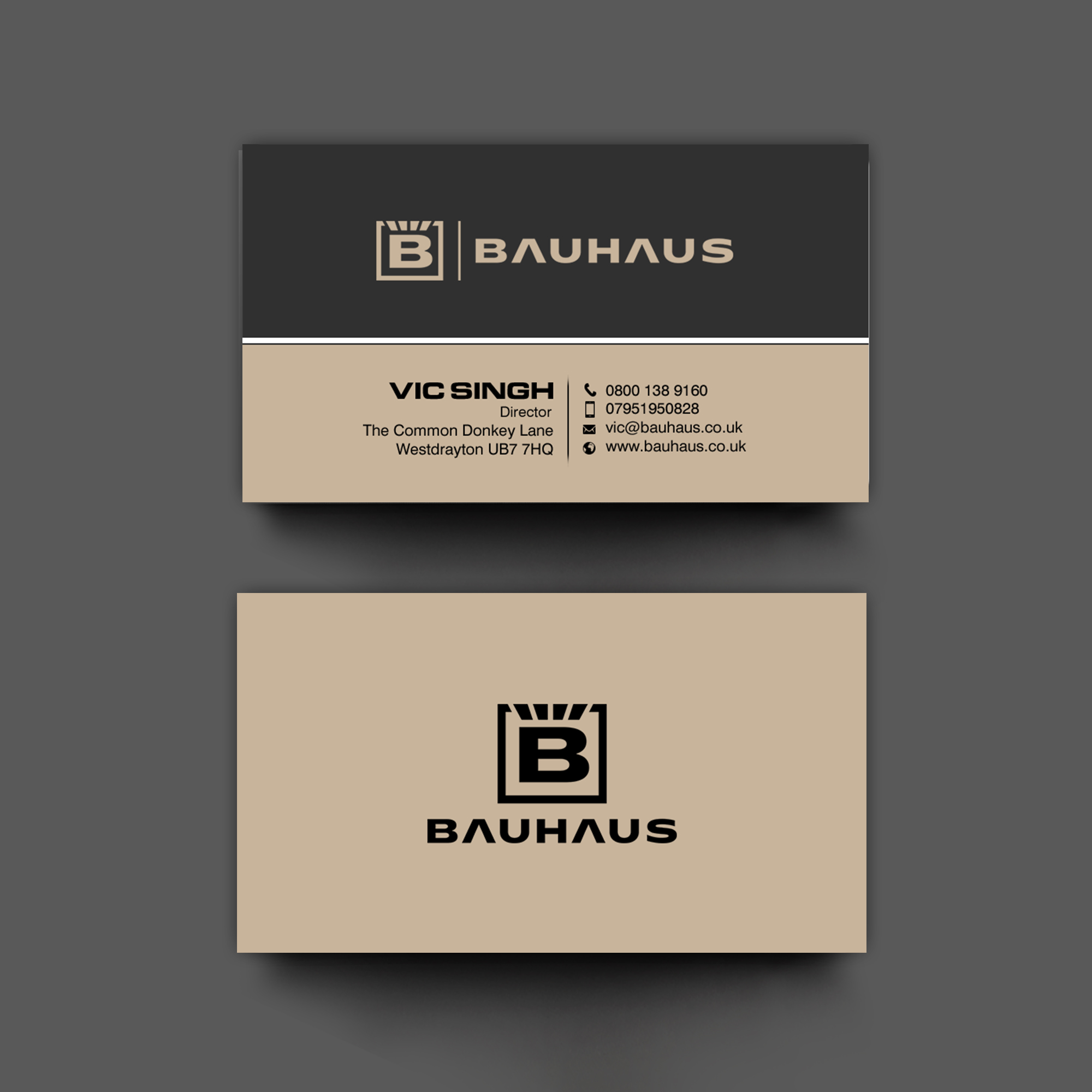 Visitenkarten-Design von chandrayaan.creative für UK Bauhaus | Design #36740937