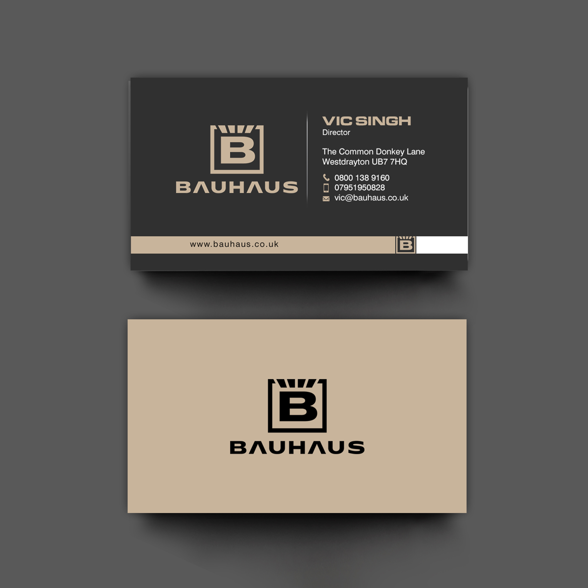 Visitenkarten-Design von chandrayaan.creative für UK Bauhaus | Design #36740938