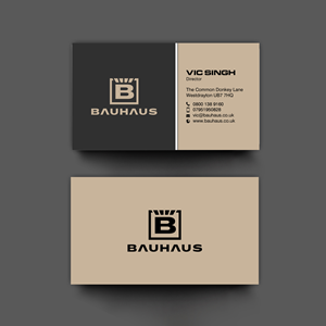 Visitenkarten-Design von chandrayaan.creative für UK Bauhaus | Design: #36740939
