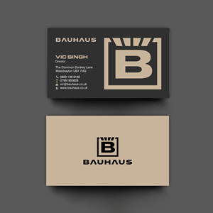 Visitenkarten-Design von chandrayaan.creative für UK Bauhaus | Design: #36740940