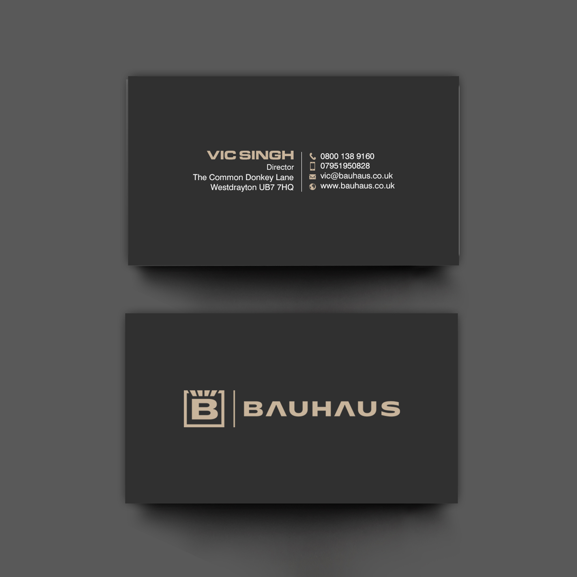 Visitenkarten-Design von chandrayaan.creative für UK Bauhaus | Design #36740942