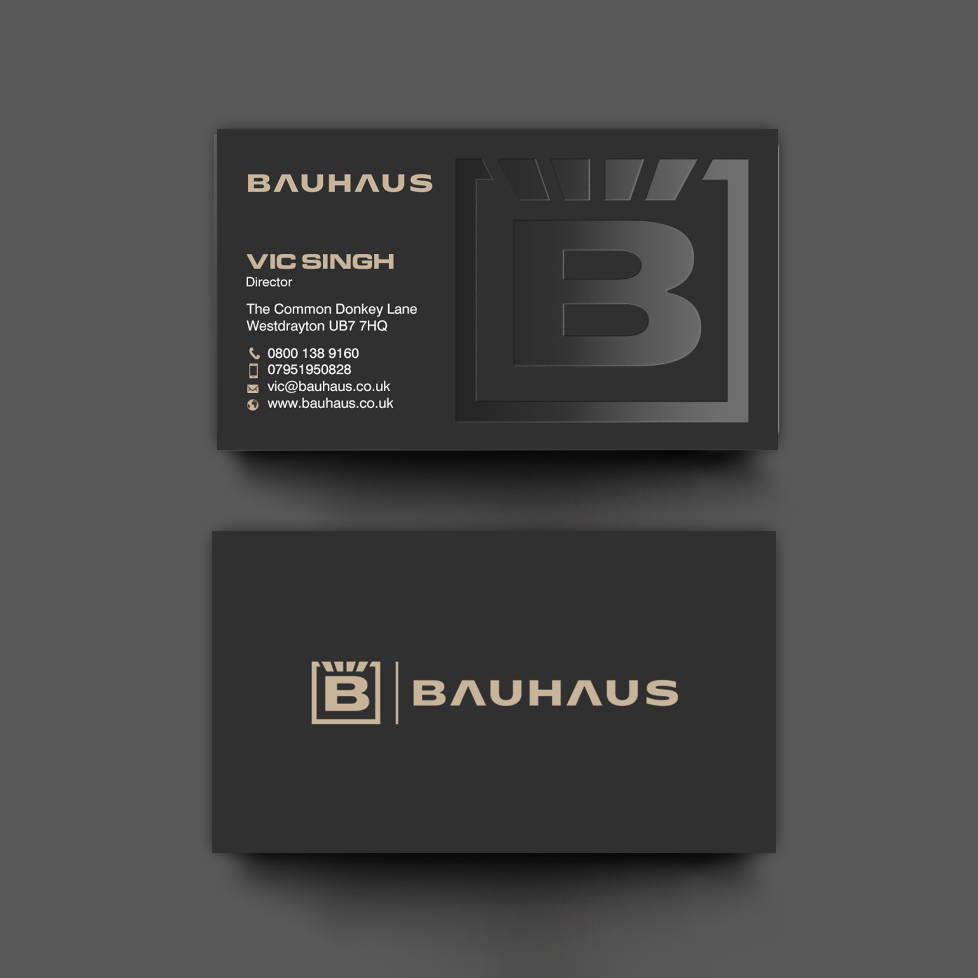 Visitenkarten-Design von chandrayaan.creative für UK Bauhaus | Design #36740945