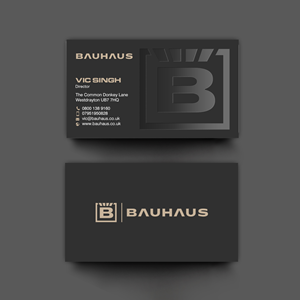 Visitenkarten-Design von chandrayaan.creative für UK Bauhaus | Design: #36740945