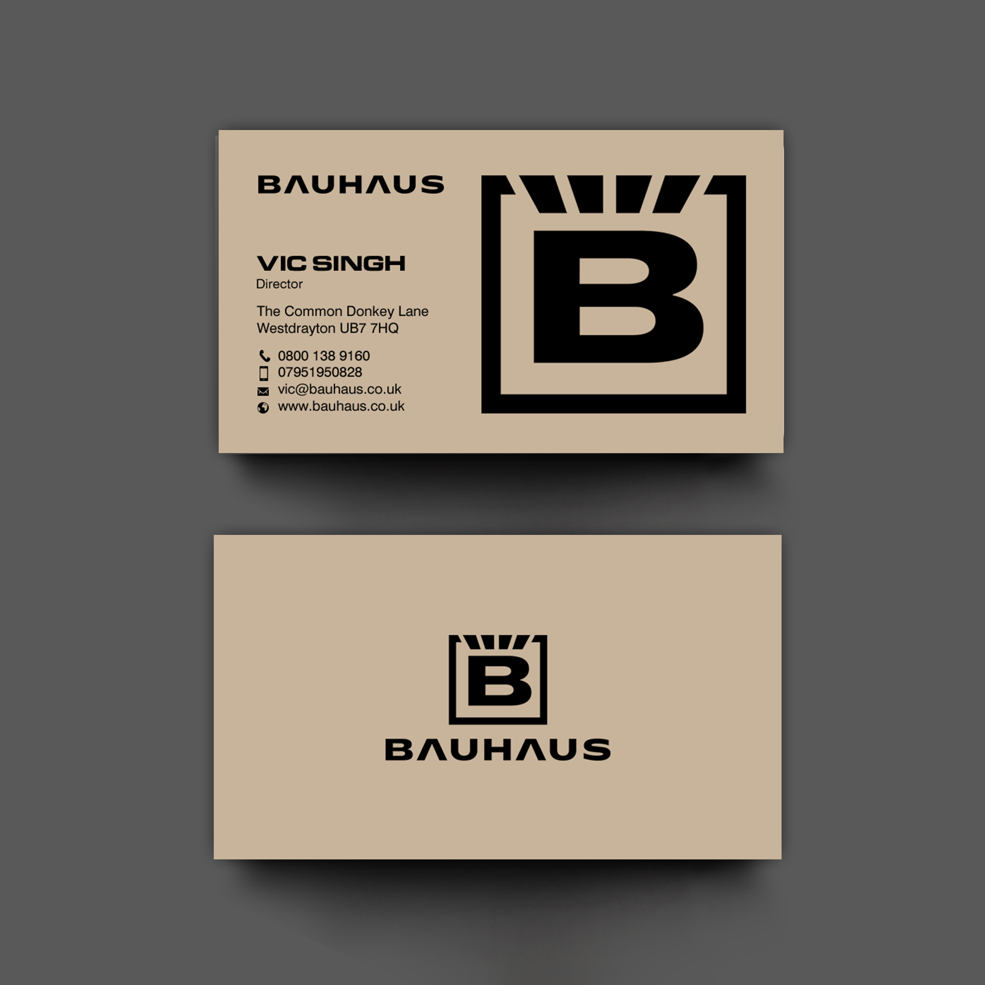 Visitenkarten-Design von chandrayaan.creative für UK Bauhaus | Design #36740946