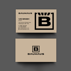 Visitenkarten-Design von chandrayaan.creative für UK Bauhaus | Design: #36740946