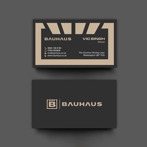 Visitenkarten-Design von chandrayaan.creative für UK Bauhaus | Design: #36740949