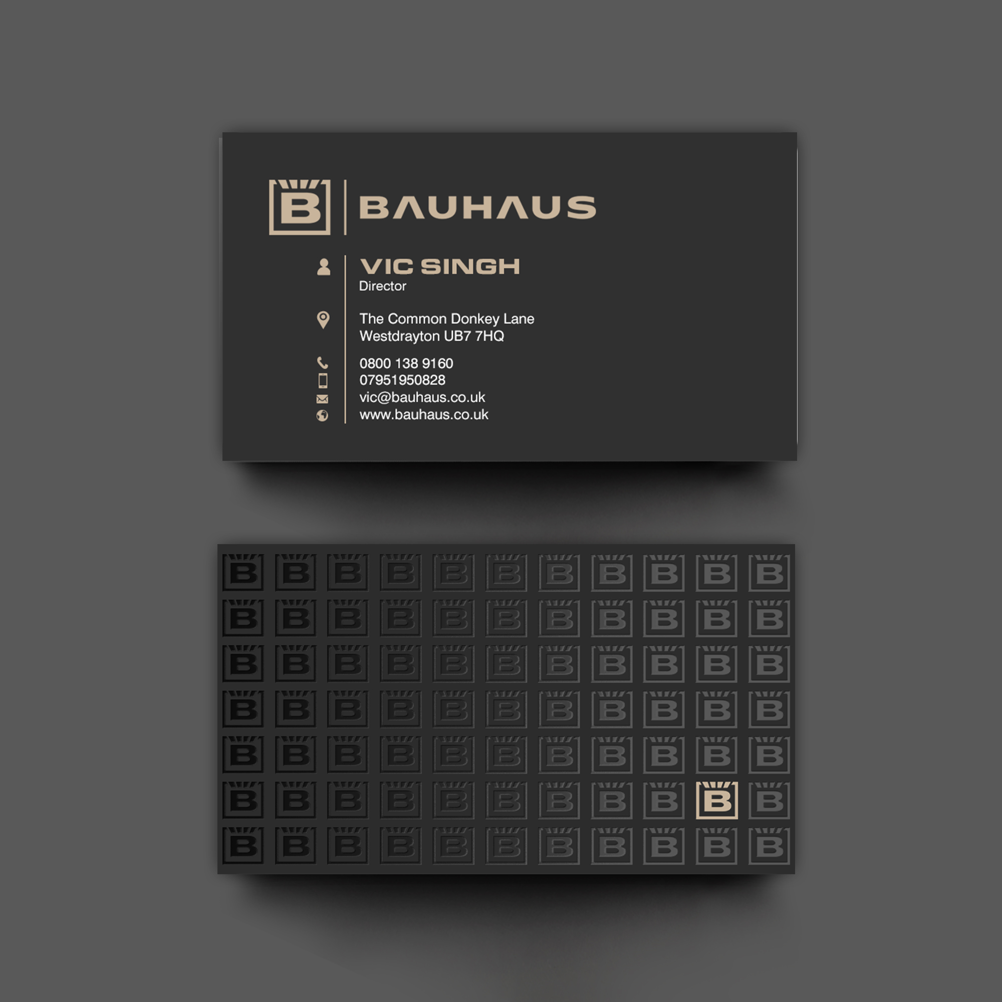 Visitenkarten-Design von chandrayaan.creative für UK Bauhaus | Design #36740950