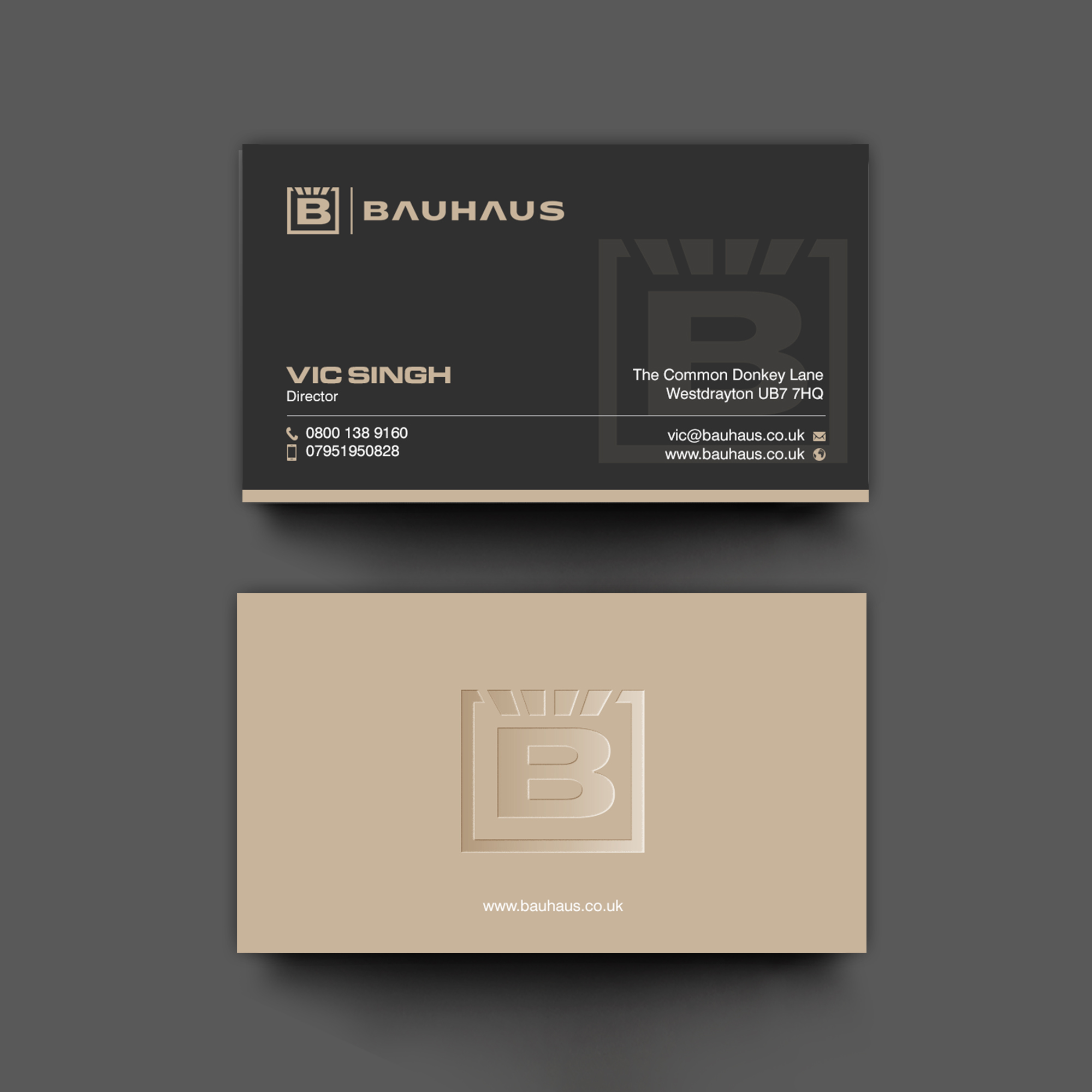 Visitenkarten-Design von chandrayaan.creative für UK Bauhaus | Design #36740951