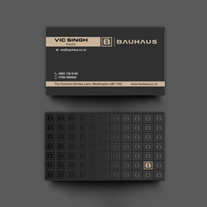 Visitenkarten-Design von chandrayaan.creative für UK Bauhaus | Design: #36740952
