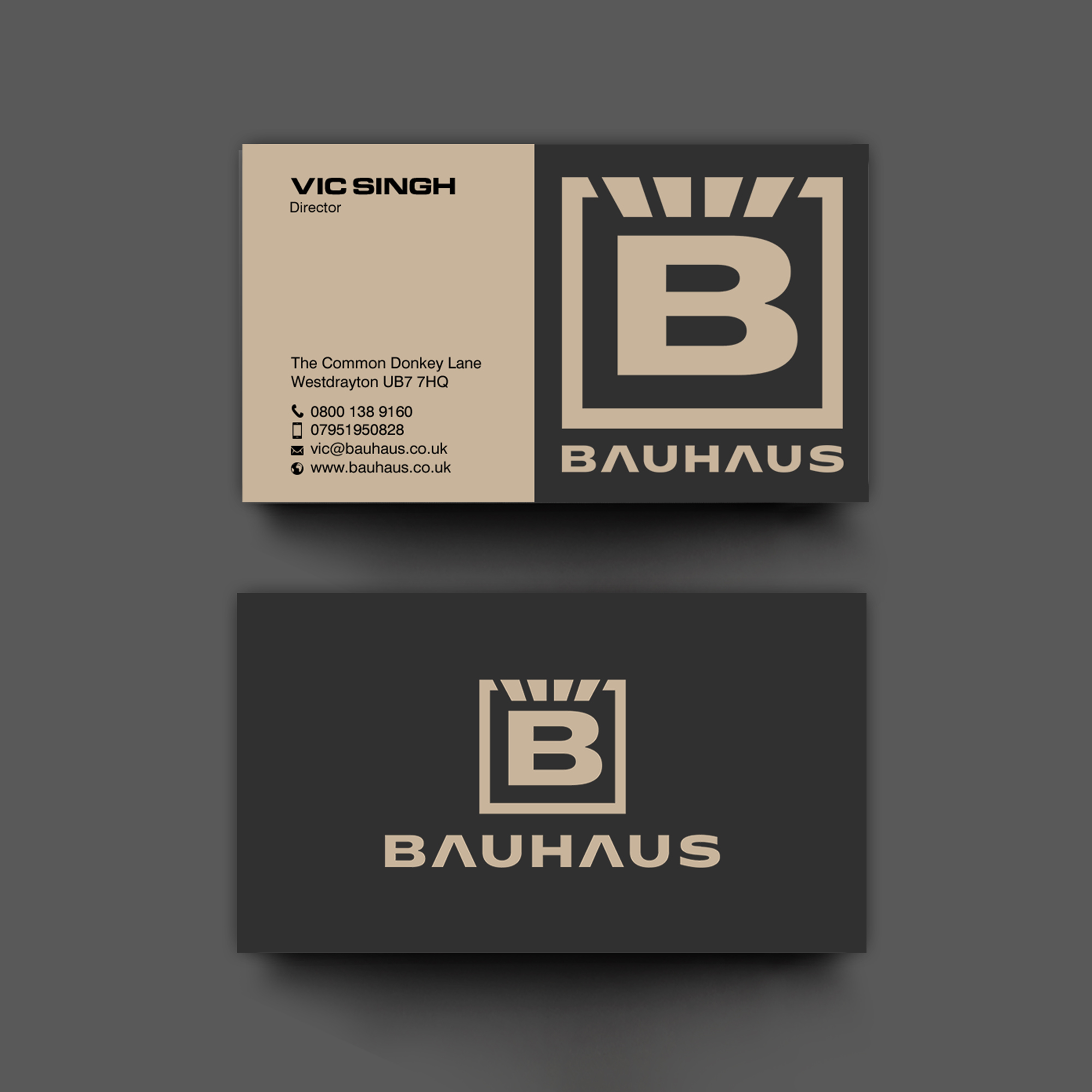 Visitenkarten-Design von chandrayaan.creative für UK Bauhaus | Design #36740953