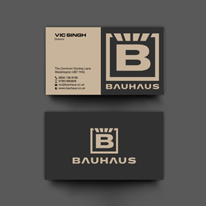 Visitenkarten-Design von chandrayaan.creative für UK Bauhaus | Design: #36740953
