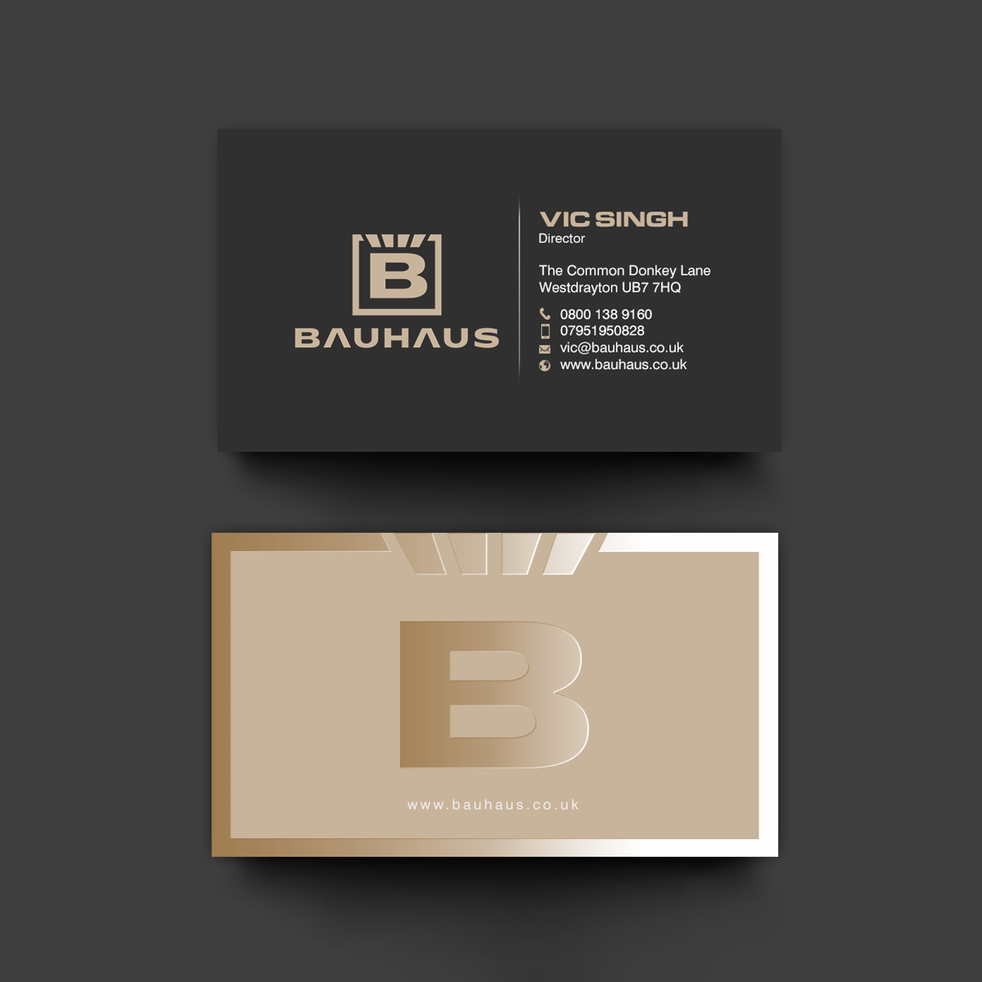 Visitenkarten-Design von chandrayaan.creative für UK Bauhaus | Design #36756131