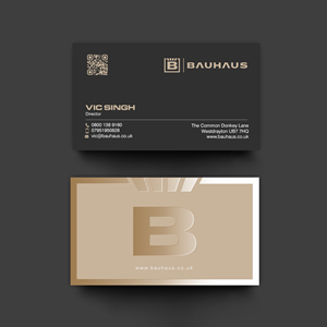 Visitenkarten-Design von chandrayaan.creative für UK Bauhaus | Design: #36756142