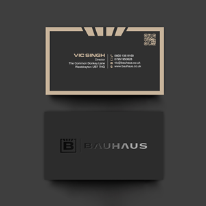 Visitenkarten-Design von chandrayaan.creative für UK Bauhaus | Design: #36756175