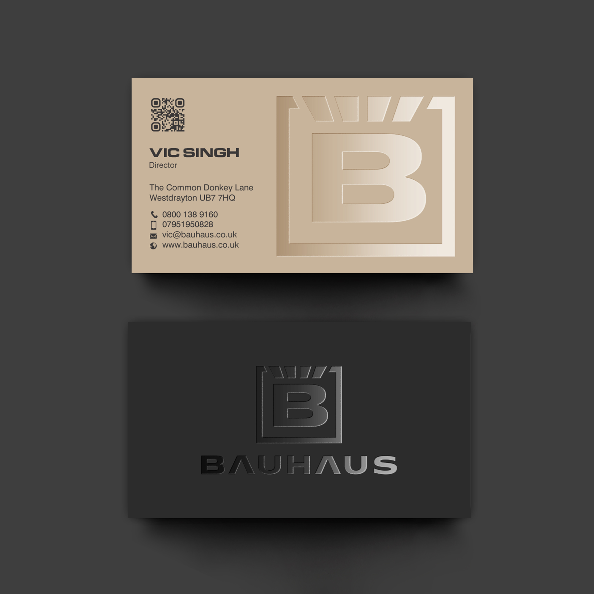 Visitenkarten-Design von chandrayaan.creative für UK Bauhaus | Design #36756324