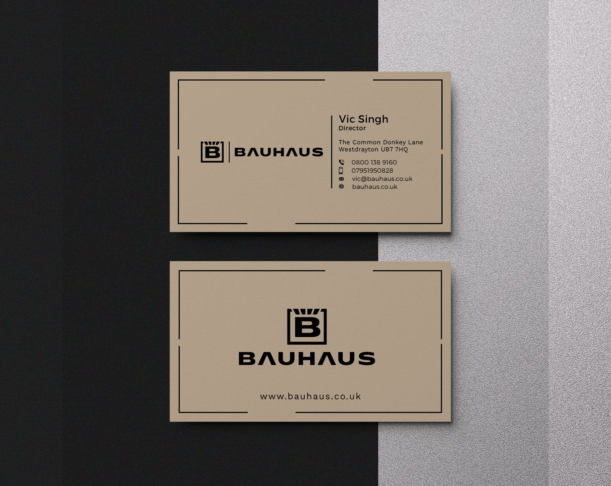 Visitenkarten-Design von creativziner für UK Bauhaus | Design #36754517