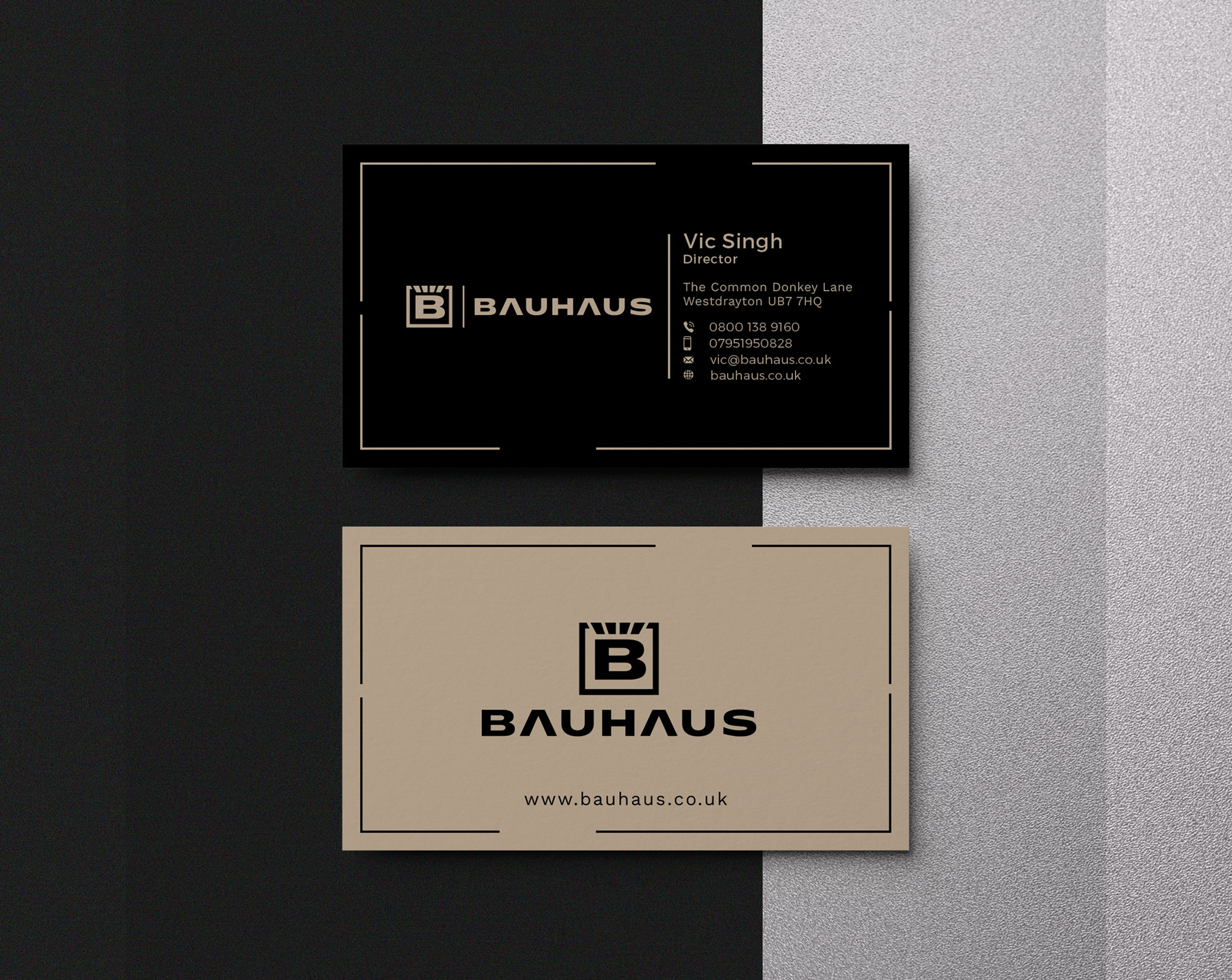 Visitenkarten-Design von creativziner für UK Bauhaus | Design #36754525
