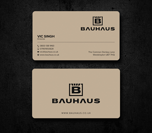 Business Card Design by Uttom 2 for UK Bauhaus | Design: #36730401