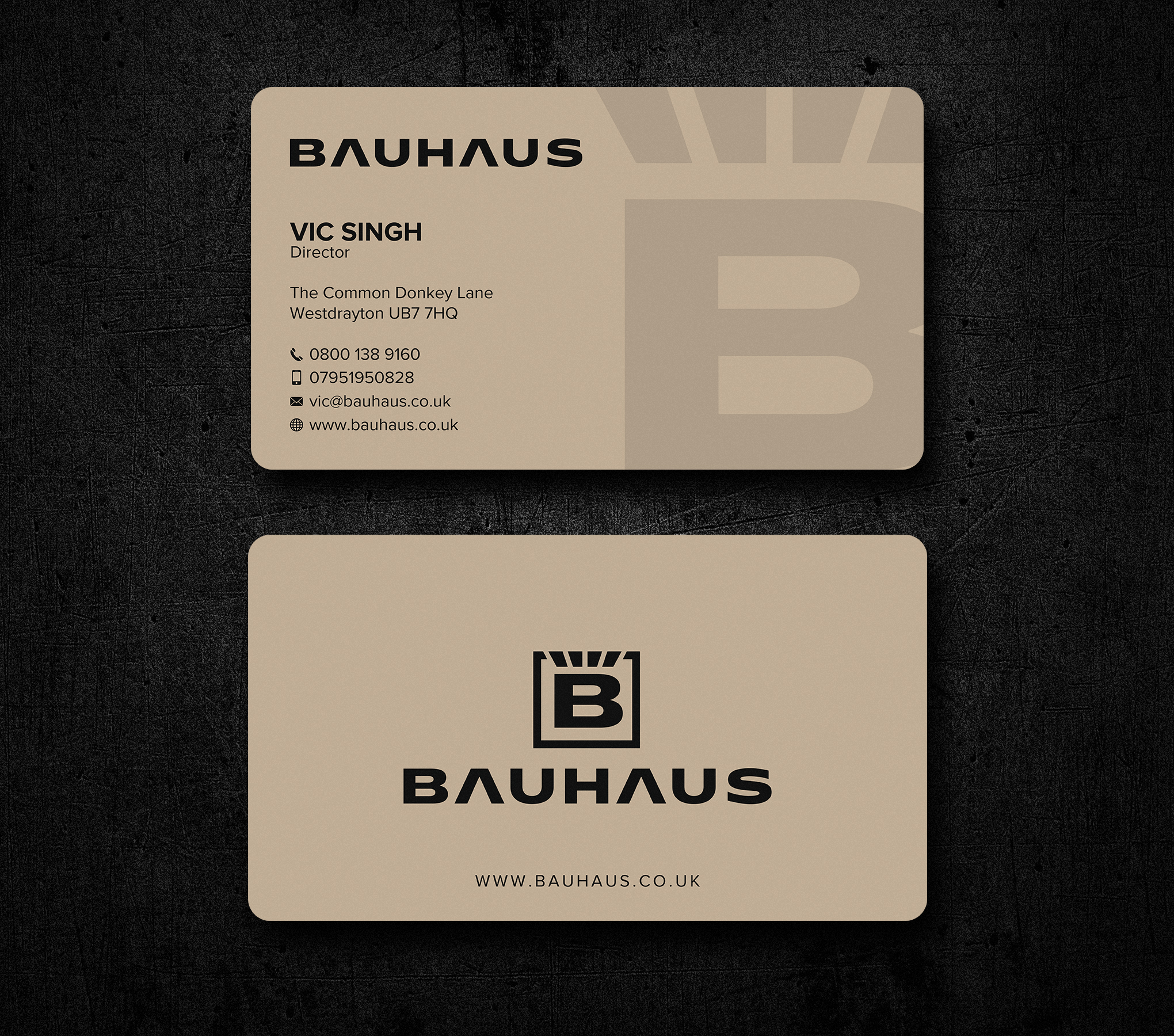 Visitenkarten-Design von Uttom 2 für UK Bauhaus | Design #36730402