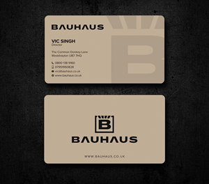 Visitenkarten-Design von Uttom 2 für UK Bauhaus | Design: #36730402