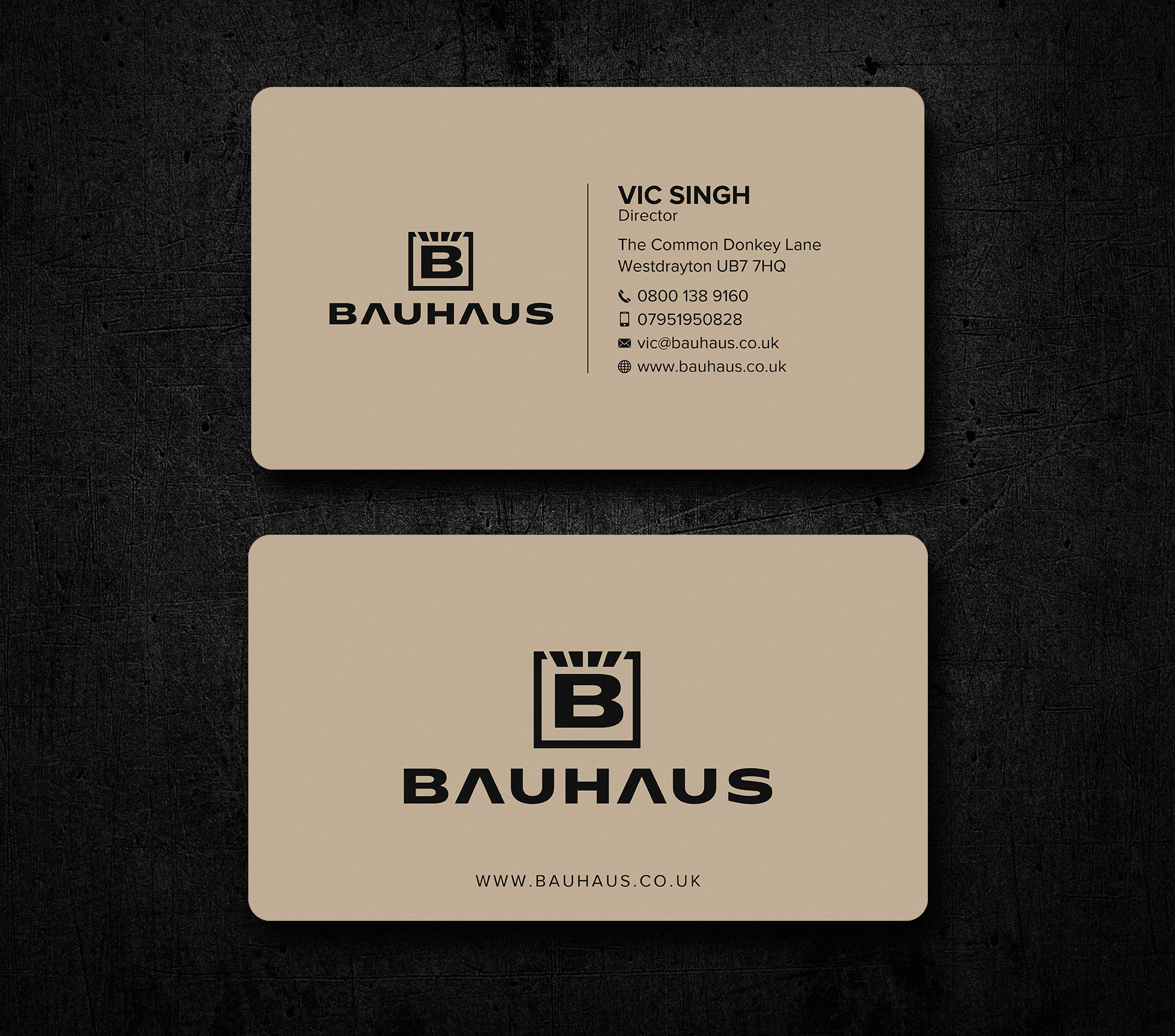 Business Card Design by Uttom 2 for UK Bauhaus | Design #36730404