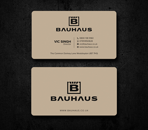 Business Card Design by Uttom 2 for UK Bauhaus | Design: #36730405