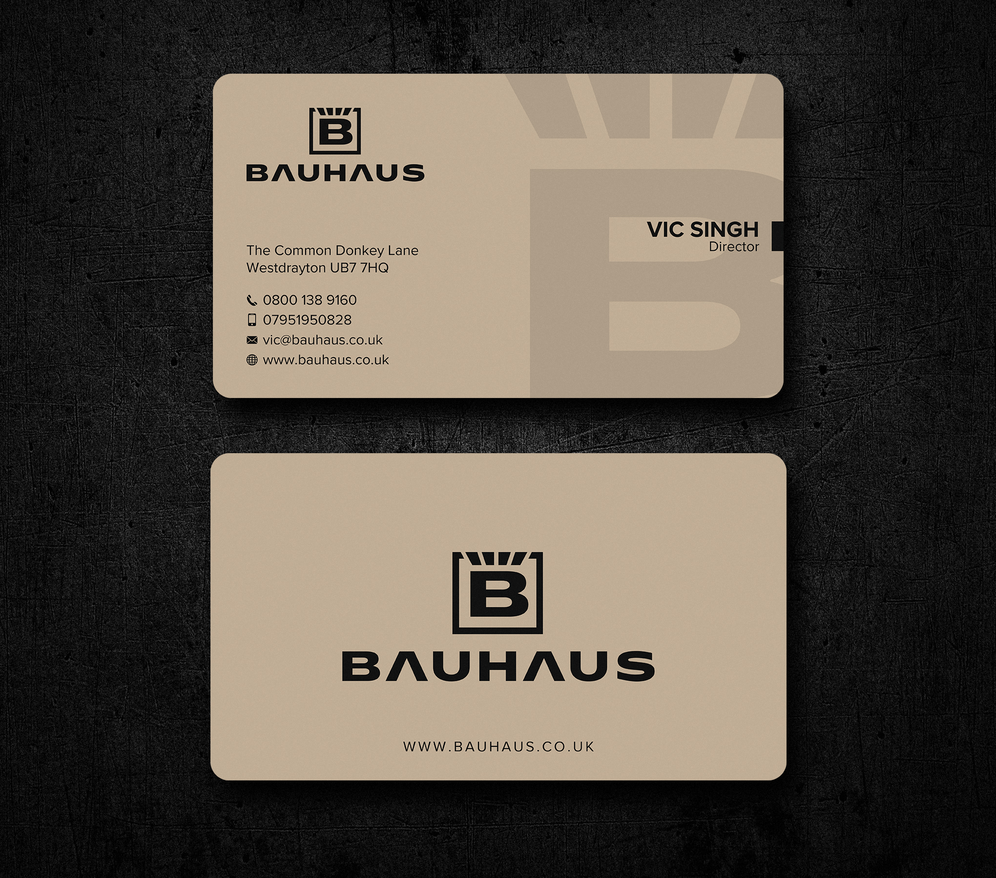Business Card Design by Uttom 2 for UK Bauhaus | Design #36730411