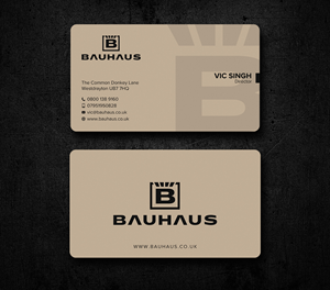 Business Card Design by Uttom 2 for UK Bauhaus | Design: #36730411
