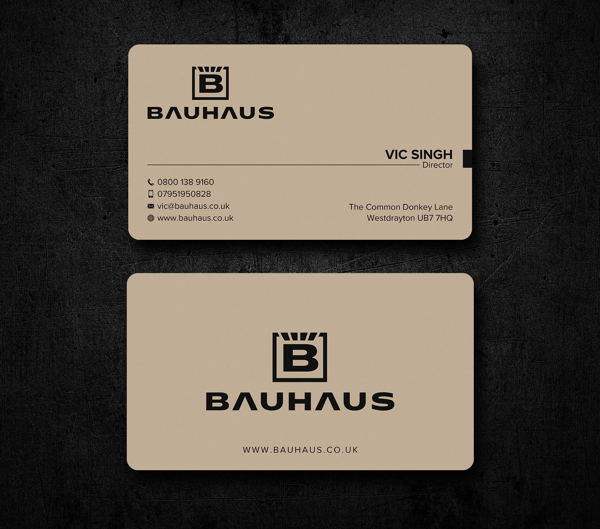 Business Card Design by Uttom 2 for UK Bauhaus | Design #36730412