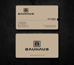 Business Card Design by Uttom 2 for UK Bauhaus | Design: #36730412