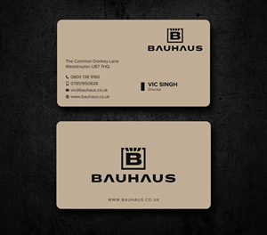 Business Card Design by Uttom 2 for UK Bauhaus | Design: #36730414