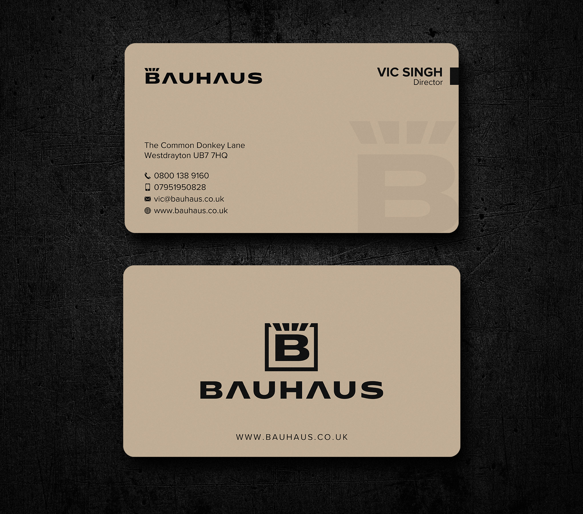 Business Card Design by Uttom 2 for UK Bauhaus | Design #36730415