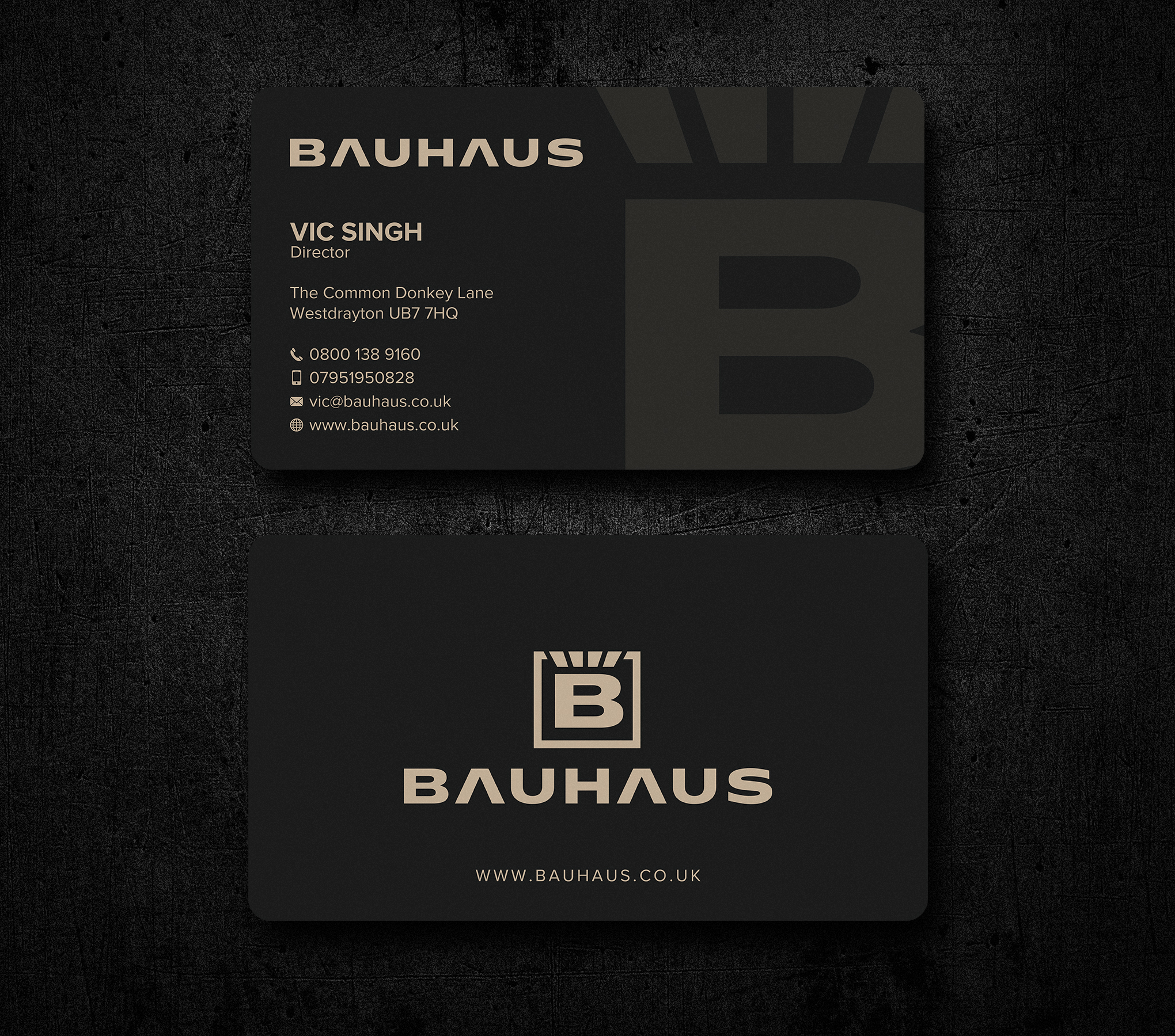 Business Card Design by Uttom 2 for UK Bauhaus | Design #36730431