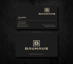 Business Card Design by Uttom 2 for UK Bauhaus | Design: #36730432