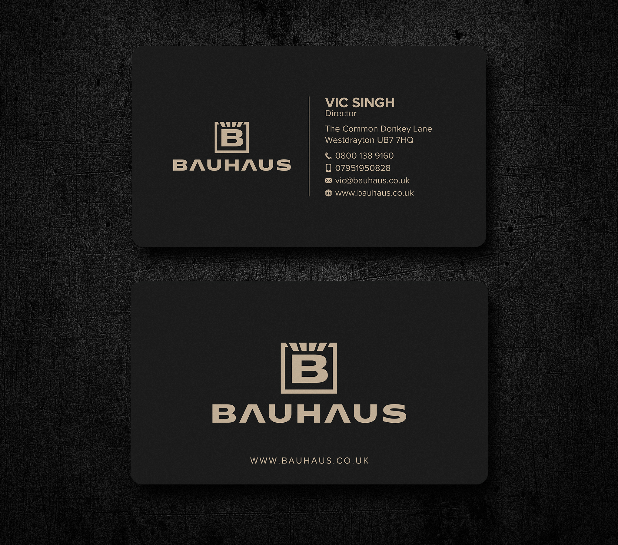Business Card Design by Uttom 2 for UK Bauhaus | Design #36730433