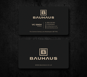 Business Card Design by Uttom 2 for UK Bauhaus | Design: #36730434