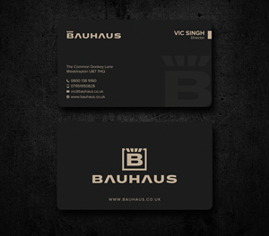Business Card Design by Uttom 2 for UK Bauhaus | Design: #36730436